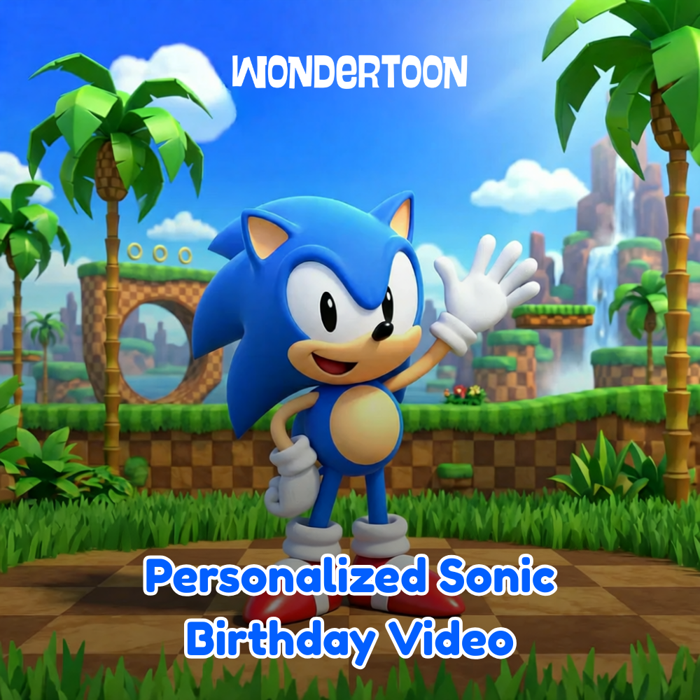Personalized Sonic Birthday Video