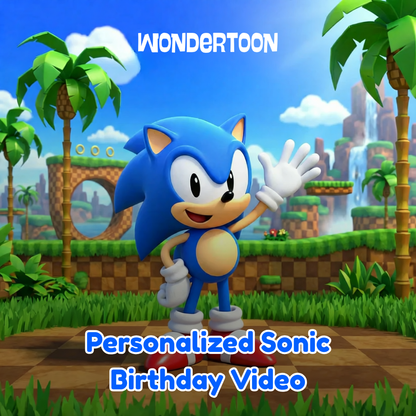 Personalized Sonic Birthday Video