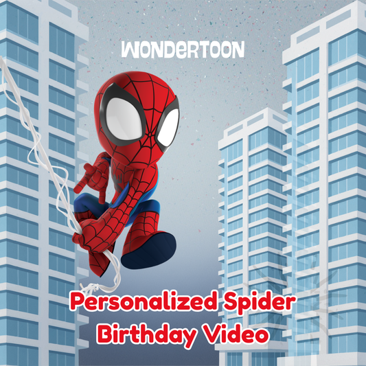 Personalized Spidey Birthday Video